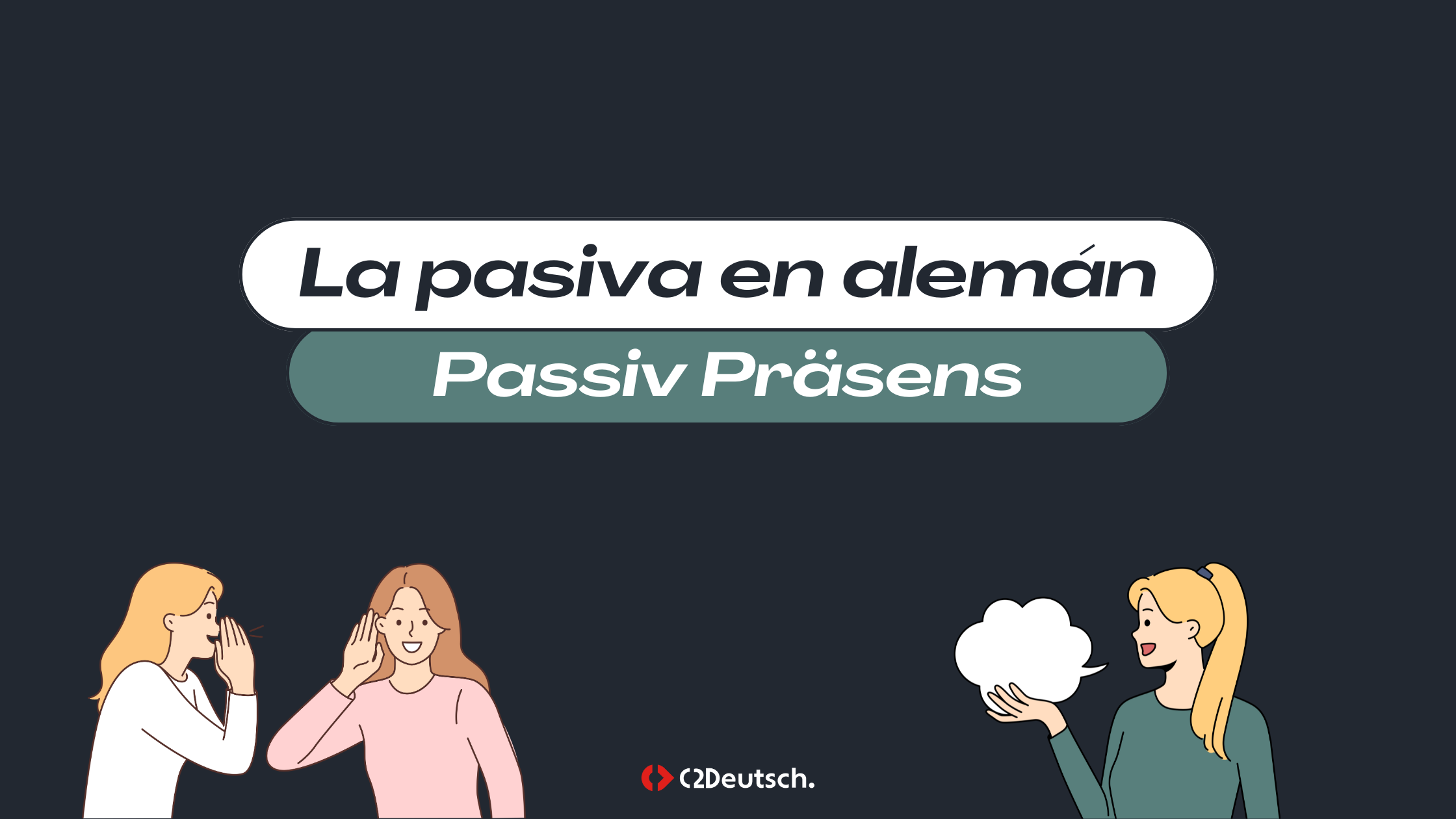 La pasiva en alemán presente - Passiv präsens