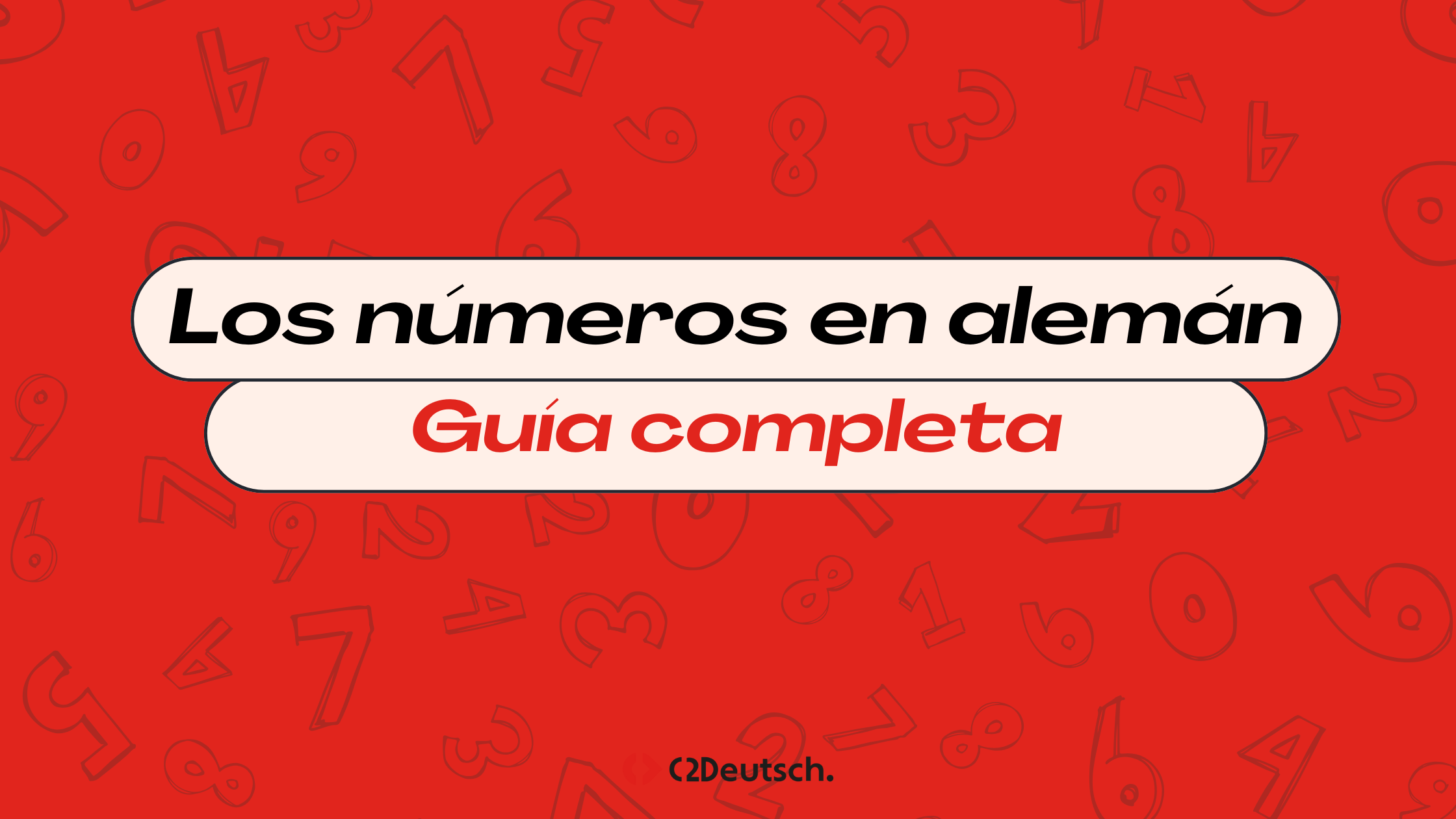 Números en alemán: aprender a contar