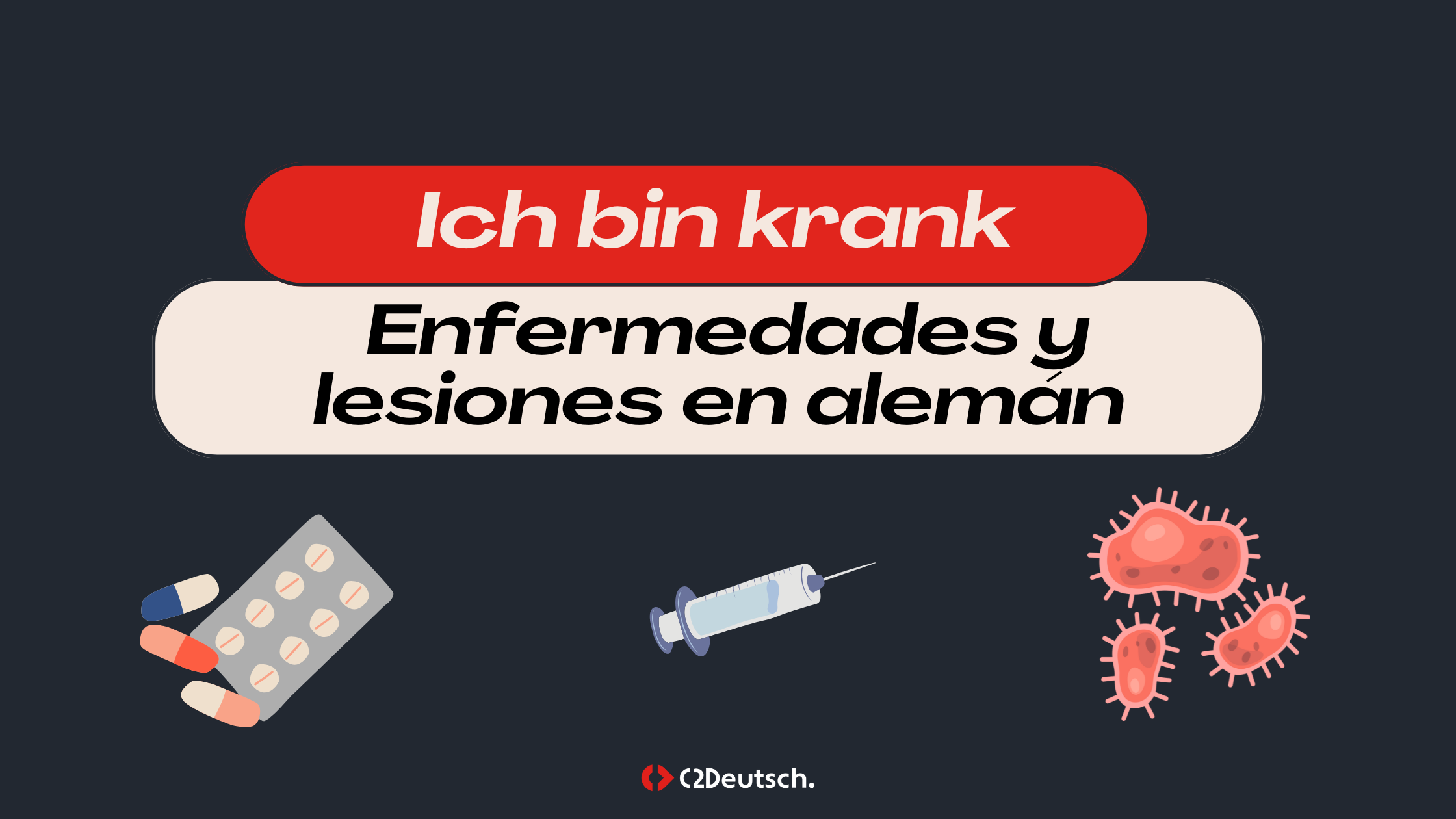 Enfermedades en alemán - Krankheiten