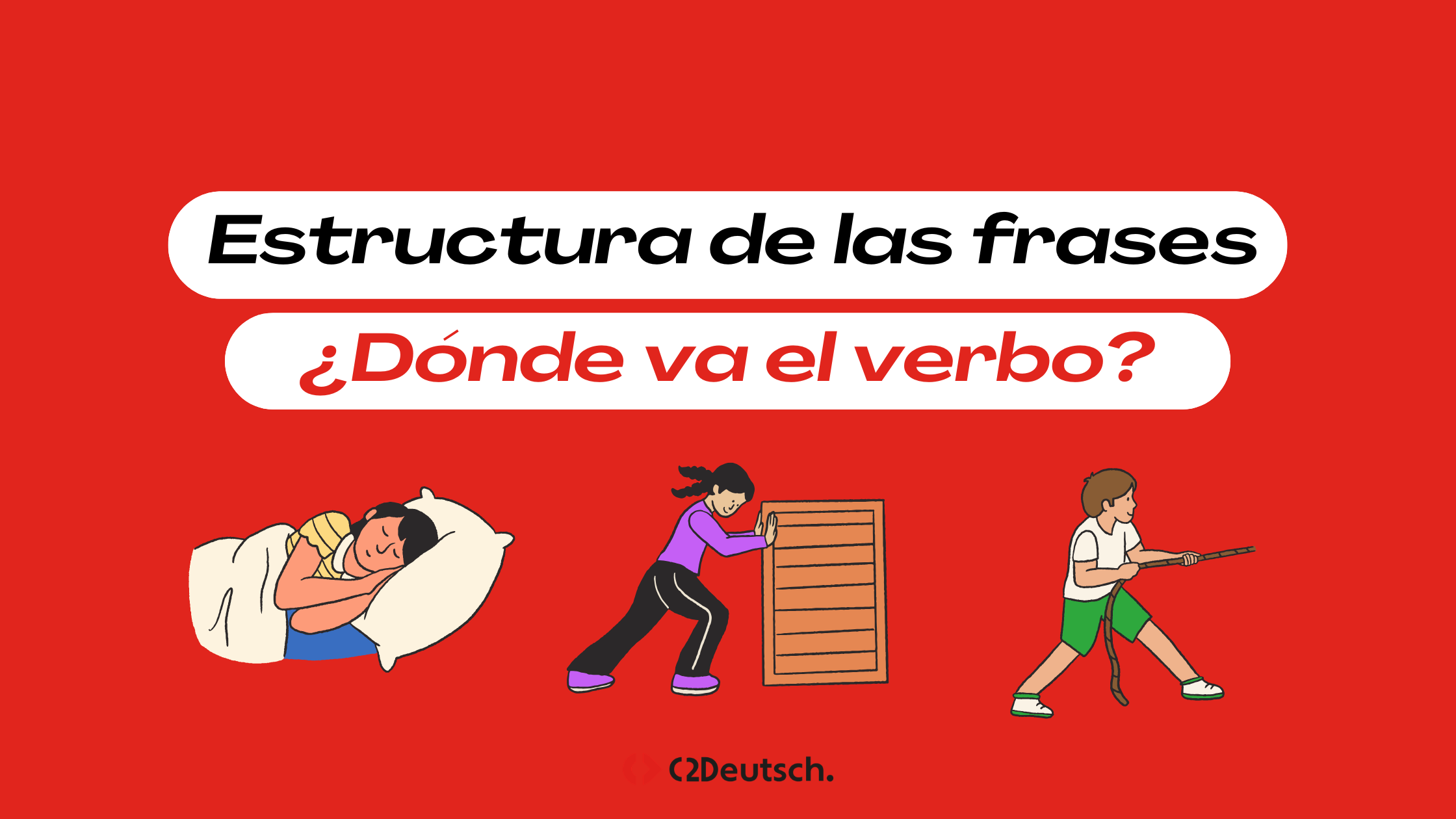 Colocación del verbo en alemán